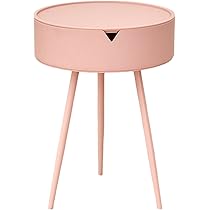 Amazon｜[DUXING]サイドテーブル 丸型 北欧 おしゃれ かわいい