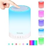 Bluetooth Speaker Lamp, Homecube Bedside Lamp with Wireless BT Speakers Smart LED Touch Lamp Color C