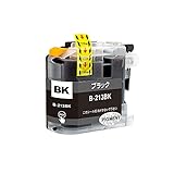 LC213BK 顔料 単品 ブラザープリンター用 互換インク 残量検知機能付 (LC219 LC217 LC215 LC213 DCP-J4225N DCP-J4220N MFC-J4725N MFC-J4720N MFC-J5720CDW MFC-J5620CDW MFC-J5820DN)