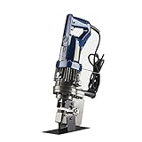 CGOLDENWALL　φ6.5~20.5mm　2~3秒　電動油圧式パンチャー 5種ダイス付き油圧パンチ　900Wハイパワー穴あけ工具　銅、アルミ、鋼、鉄板、4~6#アングル等の穴あけ加工に