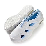 [ブランアンジェ] Blanc フィット2 ナースシューズ レディース 疲れにくい 通気性 スニーカー ブルー 青 25.0