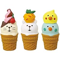 デコレ(Decole) 置物 アイスクリームセット 1個:φ2×H4.3cm コンコンブル concombre ZSV-17288