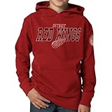 NHL Detroit Red Wings Playballパーカージャケット、レスキューレッド L レッド