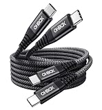 USB C ケーブル 1M 2本 PD対応 60W急速充電 タイプ C ケー ブル USB-C & USBC 断線防止 高速データ転送 Type-C to Type-Cケーブル iPhone 17 / 16 / 15 Galaxy S25 / S24 / S23 MacBook Air/Pro iPad