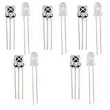 Flameer 透過管　赤外線　レシーバ　 送信チューブ　5組　2.7-5.5V 　汎用型　　リモコン　モジュール　