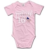 パイナップル ベビーロンパース 候補者 2016 Make America Safe Again ベビー服 Pink 6 M