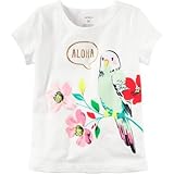 Carter's(カーターズ) アロハパロットグラフィックティ ホワイト トップス半袖Tシャツ 9ヶ月【並行輸入】