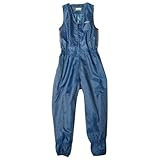 monkuwa タフタサロペット ネイビー 3L