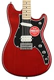 Fender エレキギター Player Duo-Sonic™ HS, Maple Fingerboard, Crimson Red Transparent