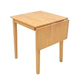 ダイニングテーブル 伸縮式 幅60cm-90cm ナチュラル色 pot90bata-360na テーブル 1人 2人用 片バタ バタフライテーブル