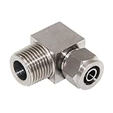 SONONIA 全12タイプ　ステンレス　スチール　クイック　リリース　直角ジョイント　継手コネクタ - 4インチ8mm