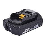 Enelife マキタ 互換 バッテリー 18V シリーズ 3000mAh 長寿命電池搭載 日本メーカー保証 残量表示機能 5億円製造物責任保険付 (1830B/T・単品)