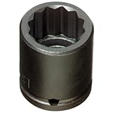 Stanley Proto J7432 1/2-Inch Drive Impact Socket, 1-Inch, 12 Point by Stanley-Proto