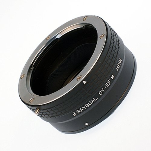 CY-EFM レイクォール マウントアダプター コンタックス ボディ＝EOS M Rayqual CY-EFM Mount Adapter To Canon Eos M Bodymade In