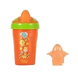 ソフトスパウト幼児のトレーナーカップ、オレンジ (Vital Baby) - Vital Baby Soft Spout Toddler Trainer Cup, Orange [並行輸入品]
