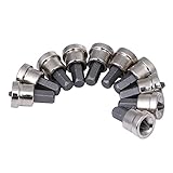 10ピース25ミリメートル長い奥行き停止石膏ボードネジ位置決めビットph2ドライバー乾式壁ビット磁気ドライバービットdimplerビット