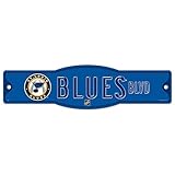 NHLセントルイス・ブルース28119010ストリート/ゾーンサイン、4.5 " X 17 "