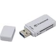 トランセンドジャパン Transcend カードリーダー USB3.0 (SD/SDHC UHS-I/SDXC UHS-I/microSDXC UHS-I 対応) ホワイト 2年保証 TS-RDF5W