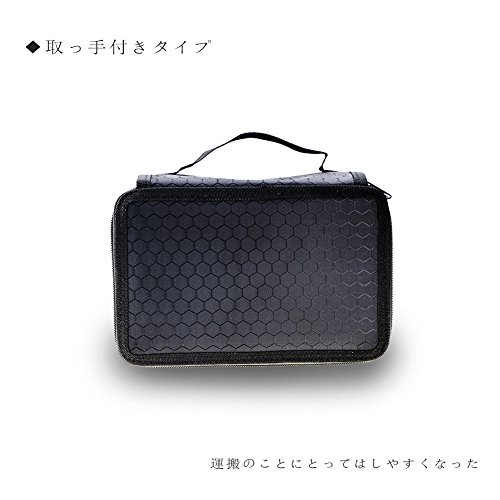 72色水溶性鉛筆 ペンシルケース サウスサン 筆入れ 色鉛筆ホルダー 大人の塗り絵 スケッチ 72色鉛筆セット 黒ケース 文具百貨