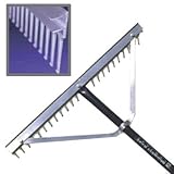 ProValue 92024 Aluminum Field/Aggregate Rake, 24, 66,Gray Aluminum Handle by Pro Value