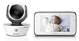 Motorola MBP854CONNECT Dual Mode Baby Monitor with 4.3-Inch LCD Parent Monitor and Wi-Fi Internet Vi