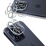 用 iPhone16 Pro/iPhone 16 Pro Max カメラフィルム 保護カバー 2枚 【2枚セット 日本旭硝子製 全面保護】 用 アイフォン16プロ/アイフォン16プロマックス カメラ保護フィルム 黒縁取り 露出オーバー防止 用 いPhone16pro/ いPhone16pro max 強化ガラス レンズ保護フィルム ケース 硬度9H 高透過率 耐衝撃 簡単貼り付け