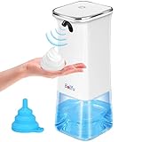 Belifu ソープディスペンサー 泡 自動 ハンドソープディスペンサー 細菌抑制 オート センサー 350 ml大容量 電池式 多種類のソ