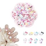 ネイルパーツ キティ 1ケース入り キティ ネイルデコレーション 可愛い 大きい ネイルストーン 3d 立体 ジュエリーパーツ 手芸 ハンドメイド デコパーツ