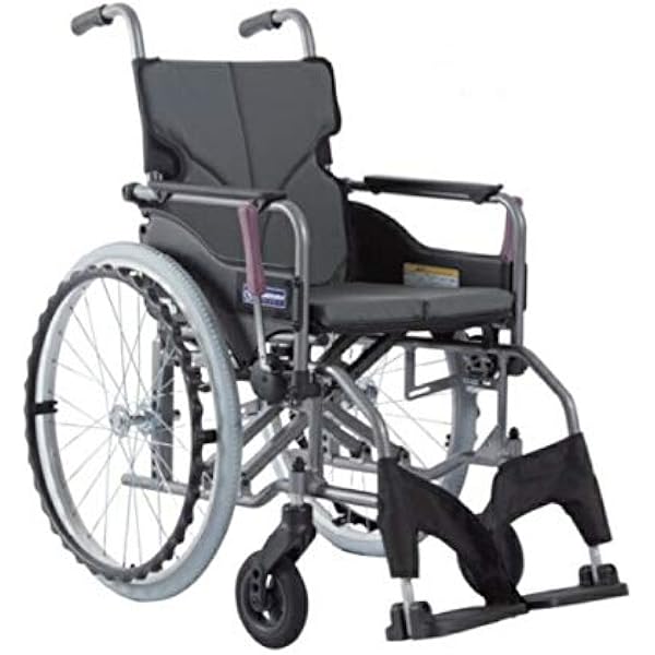 Amazon | カワムラサイクル 車椅子(アルミ製・背折れ式) 紫