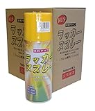 ラッカースプレー黄（6缶入）速乾タイプ 300mL
