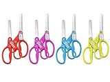 High Quality-Inch Blunt Tip Kids Scissors, 8-Pack, Assorted Colors (SCI5BT-8PK)