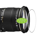 3枚 VacFun フィルム ， シグマ SIGMA 17-50mm F2.8 EX DC HSM 向けの 保護フィルム 液晶保護 フィルム 保護 フィルム（非 ガラスフィルム 強化ガラス ガラス ケース カバー ）