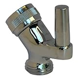 LASCO 08-2421 Personal Shower Arm Mount with Pin, Chrome Plated Brass by LASCO