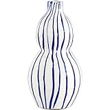 Mercana 30870 11 x 5 x 5 Nicotiana Ceramic Vase Small [並行輸入品]