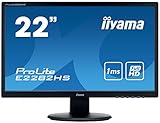 iiyama モニター ディスプレイ E2282HS-B1 (21.5インチ/フルHD/TN/HDMI,D-sub,DVI-D/3年保証)