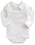 [Vaenait Baby]100%綿ベビー服男女兼用ロンパース肌着ボディスーツカバーオール V Collar White L