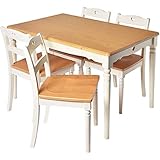 タンスのゲン ダイニング 5点セット【ダイニングテーブル + チェア4脚】幅120㎝テーブル アメリカンカントリー 北欧 おしゃれ カフェ ナチュラル 4960002100