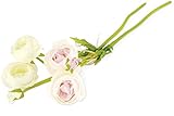 Kishima ラナンキュラス アーティフィシャルグリーン White×Pink KH-60858
