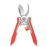 剪定鋏 植木鋏 ラチェット式園芸剪定鋏 切断力23mm ガーデニング・植木のお手入れ VICKMALL (ラチェット式)