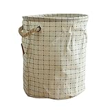 日本スタイル折りたたみ式ストレージバスケット/バッグ/ Organizer Laundry Hamper withロープ