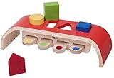 Wonderworld Bouncing Sorter Interactive Color & Shape Discovery Wooden Toy Set [並行輸入品]