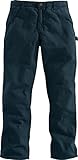 CarharttメンズWashed Duck Work Dungareeユーティリティパンツb11 (ミッドナイト01 , 40 )