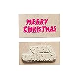 Yellow Owl Workshop アメリカ発キュートなスタンプ <MAKE-IT-MINE  Rubber Stamp MERRY CHRISTMAS メリークリスマス> YO-LS904