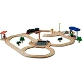 PlanToys Road & Rail Turntable Play Set おもちゃ [並行輸入品]