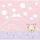 サンエックス(San-X)リラックマ 「ねこねこの湯」 ミニタオル ピンク CM43502