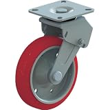 SAMSONG CASTER SAMSONG スプリング内蔵キャスター 自在 PU車 150mm TP6061-02-PSD-SA-R