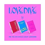 IVE (アイブ) - LOVE DIVE (2nd シングルアルバム) CD+フォトブック+フォトカード [KPOP MARKET特典: 追加特典両面フォトカードセット] [韓国盤] (Random ver.)
