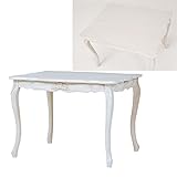 ダイニングテーブル アンティーク 家具 白 ダイニングテーブル RKT-1691AW