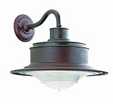 Troy Lighting South Street 12"H 1-Light Outdoor Wall Lantern - Old Rust Finish with Antique Pressed 