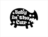 ノーブランド 黒 カバ Baby in the car シール ステッカー デカール